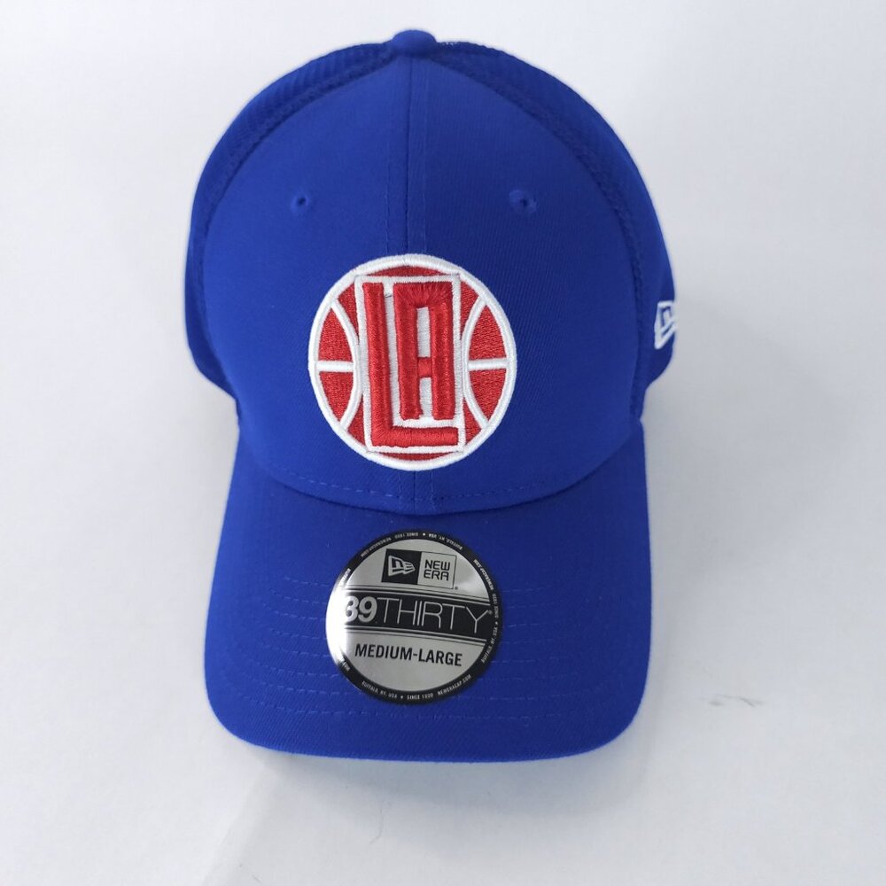 Los Angeles Clippers Hat Cap Fitted Mens Large Blue NBA Basketball New Era Poly